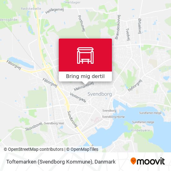 Toftemarken (Svendborg Kommune) kort