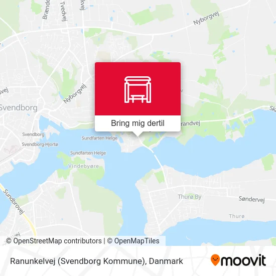Ranunkelvej (Svendborg Kommune) kort