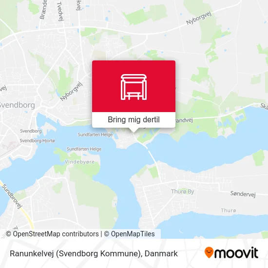 Ranunkelvej (Svendborg Kommune) kort