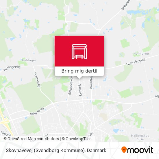 Skovhavevej (Svendborg Kommune) kort