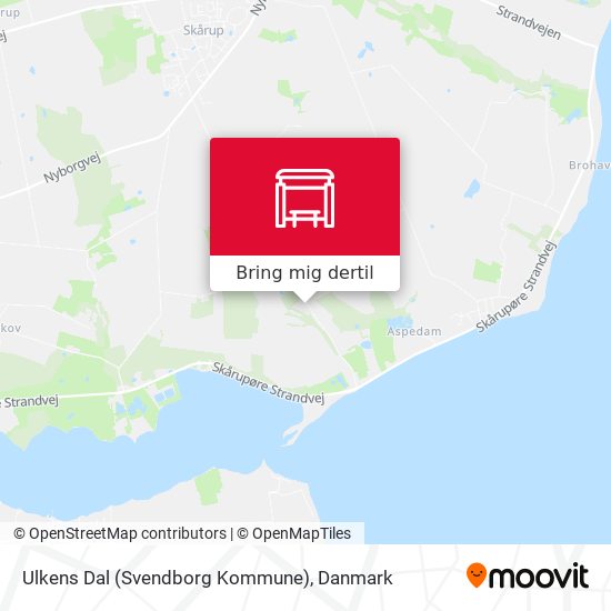 Ulkens Dal (Svendborg Kommune) kort