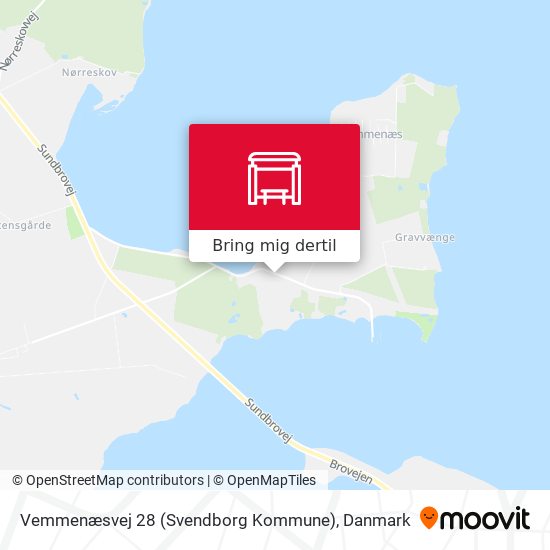 Vemmenæsvej 28 (Svendborg Kommune) kort