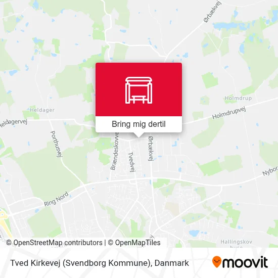 Tved Kirkevej (Svendborg Kommune) kort