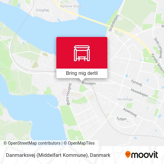 Danmarksvej (Middelfart Kommune) kort
