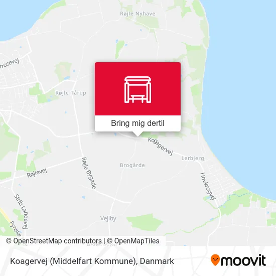 Koagervej (Middelfart Kommune) kort