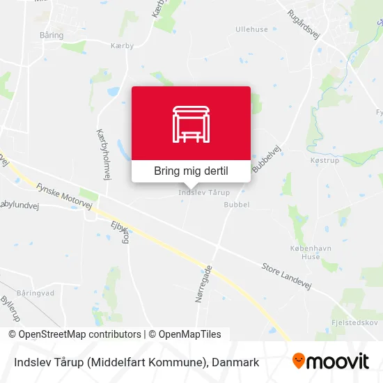 Indslev Tårup (Middelfart Kommune) kort