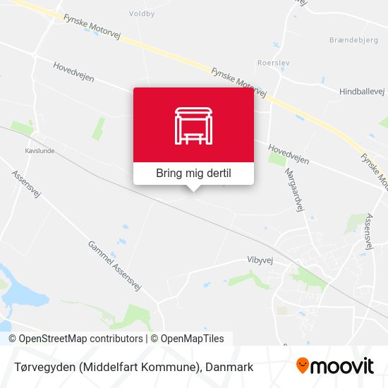Tørvegyden (Middelfart Kommune) kort