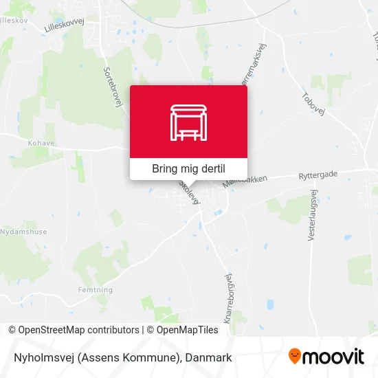Nyholmsvej (Assens Kommune) kort