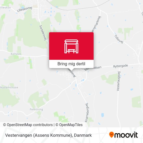 Vestervangen (Assens Kommune) kort