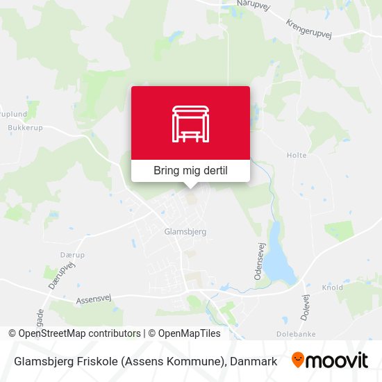 Glamsbjerg Friskole (Assens Kommune) kort