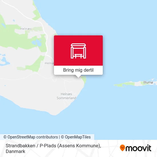 Strandbakken / P-Plads (Assens Kommune) kort