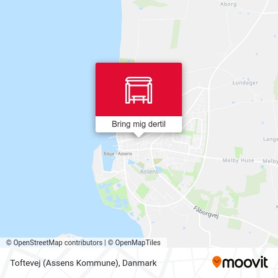 Toftevej (Assens Kommune) kort