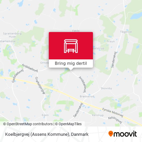 Koelbjergvej (Assens Kommune) kort