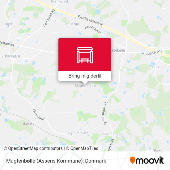 Magtenbølle (Assens Kommune) kort