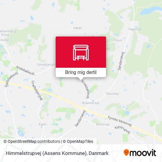 Himmelstrupvej (Assens Kommune) kort