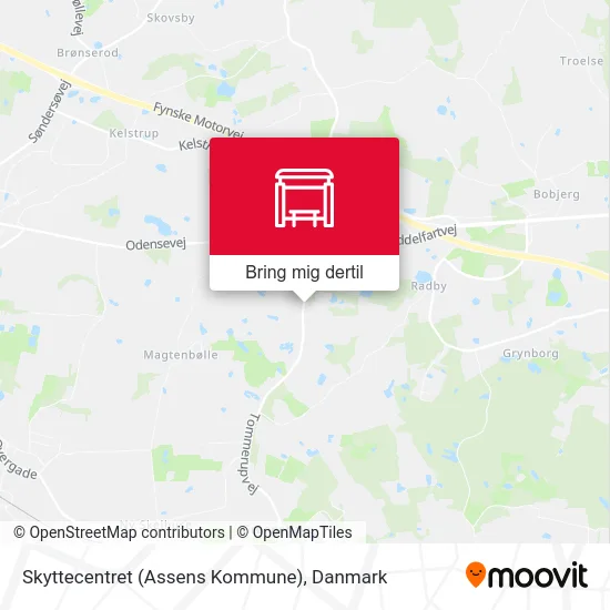 Skyttecentret (Assens Kommune) kort