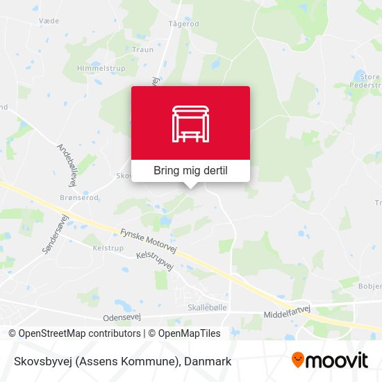 Skovsbyvej (Assens Kommune) kort