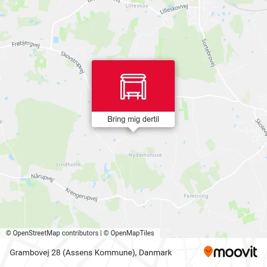 Grambovej 28 (Assens Kommune) kort