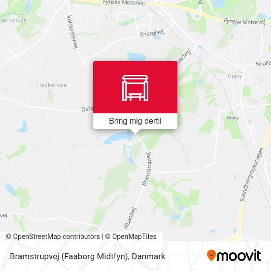 Bramstrupvej (Faaborg Midtfyn) kort