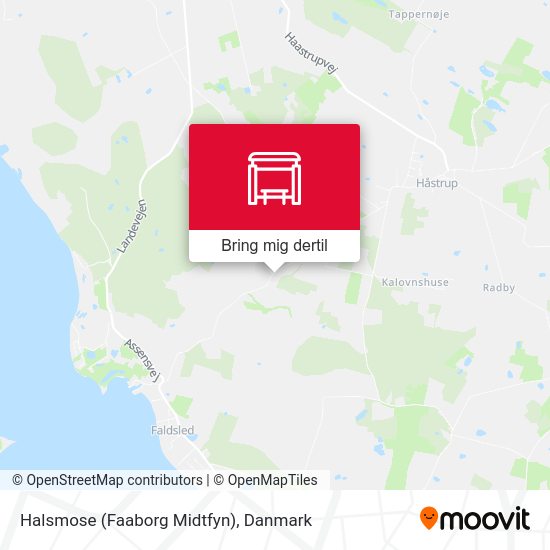 Halsmose (Faaborg Midtfyn) kort