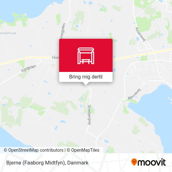 Bjerne (Faaborg Midtfyn) kort