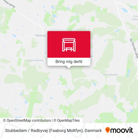 Stubbedam / Radbyvej (Faaborg Midtfyn) kort