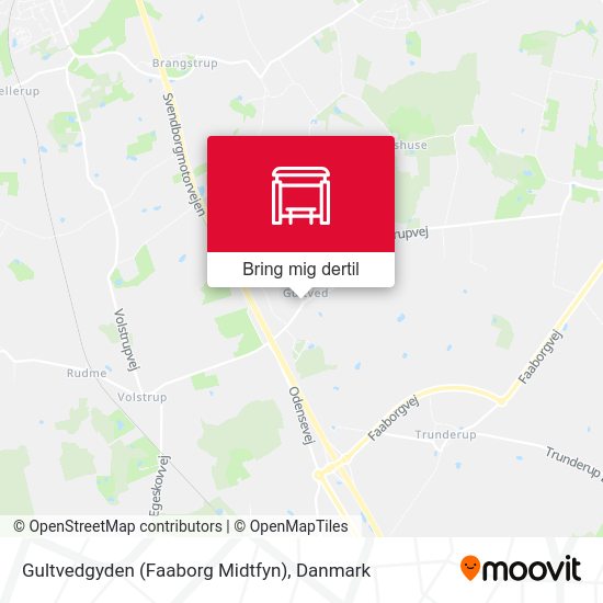 Gultvedgyden (Faaborg Midtfyn) kort