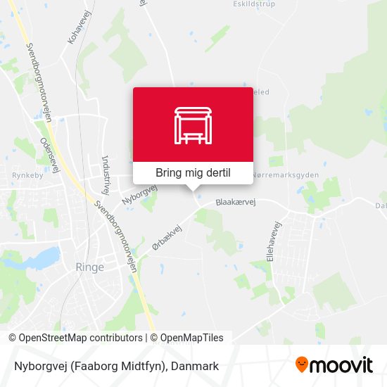 Nyborgvej (Faaborg Midtfyn) kort