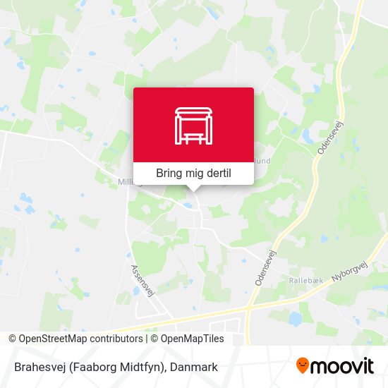 Brahesvej (Faaborg Midtfyn) kort