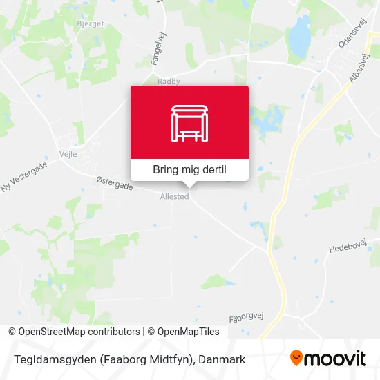 Tegldamsgyden (Faaborg Midtfyn) kort