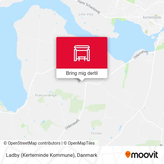 Ladby (Kerteminde Kommune) kort