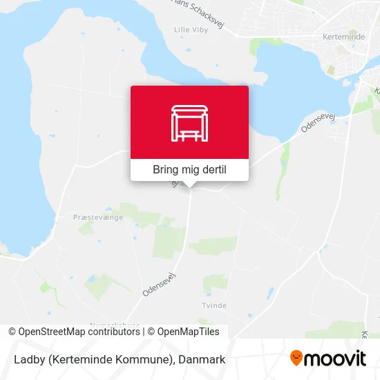 Ladby (Kerteminde Kommune) kort