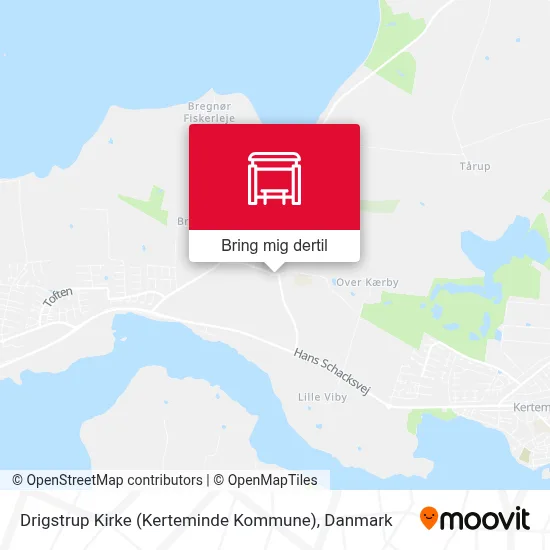 Drigstrup Kirke (Kerteminde Kommune) kort