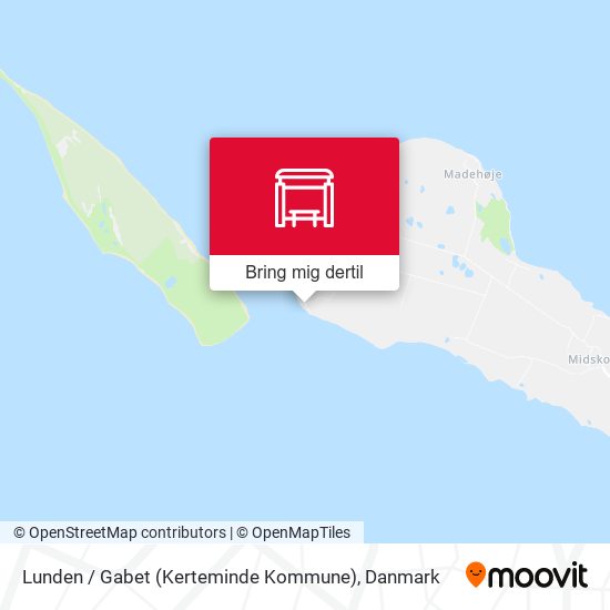 Lunden / Gabet (Kerteminde Kommune) kort