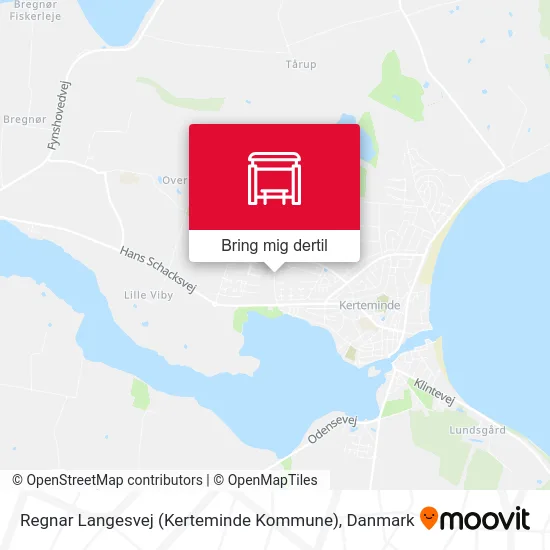 Regnar Langesvej (Kerteminde Kommune) kort