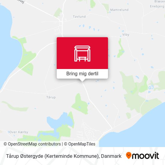 Tårup Østergyde (Kerteminde Kommune) kort