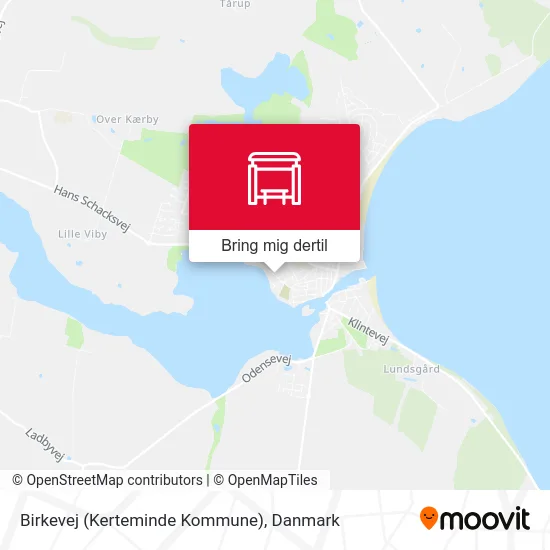 Birkevej (Kerteminde Kommune) kort