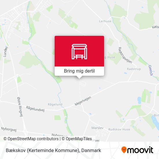 Bækskov (Kerteminde Kommune) kort