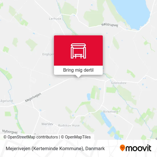 Mejerivejen (Kerteminde Kommune) kort