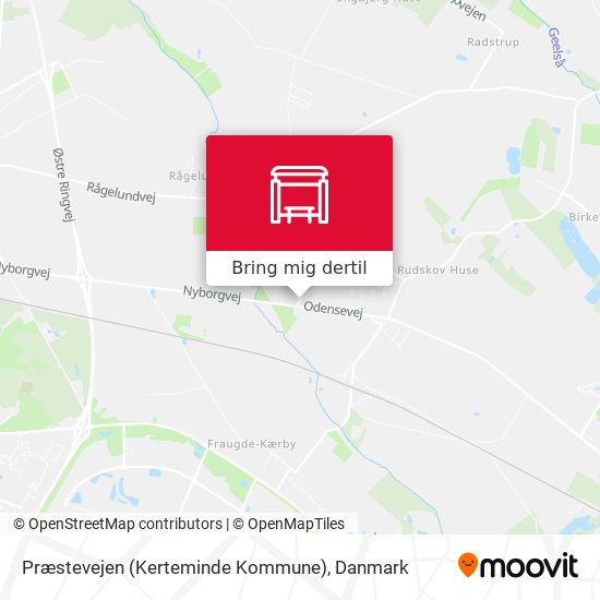 Præstevejen (Kerteminde Kommune) kort