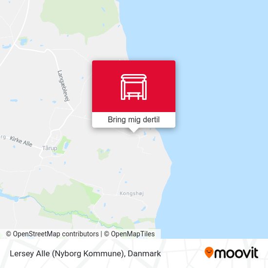 Lersey Alle (Nyborg Kommune) kort
