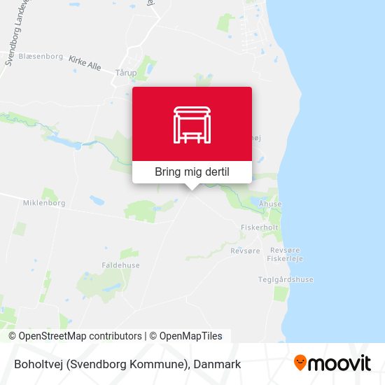 Boholtvej (Svendborg Kommune) kort