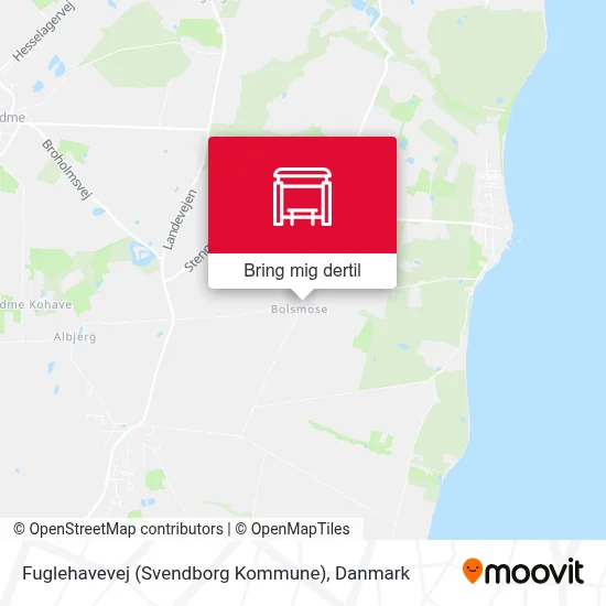 Fuglehavevej (Svendborg Kommune) kort