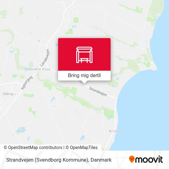 Strandvejen (Svendborg Kommune) kort