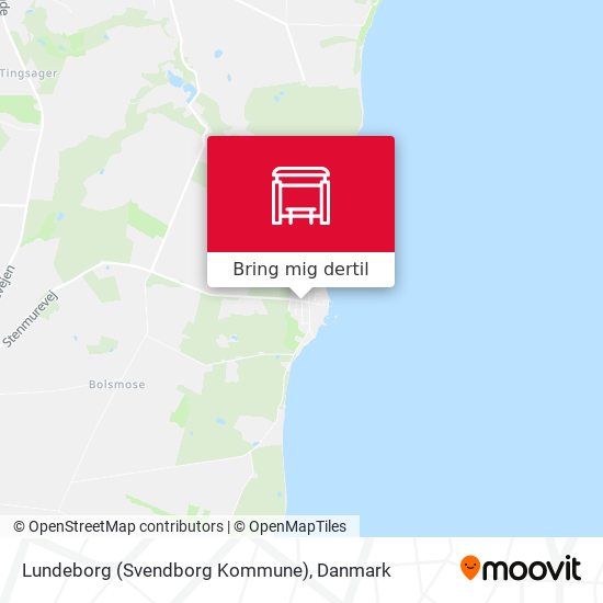Lundeborg (Svendborg Kommune) kort
