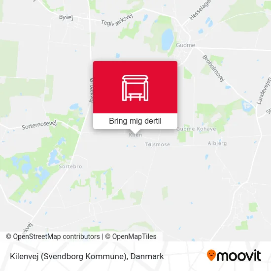 Kilenvej (Svendborg Kommune) kort