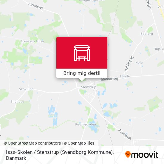 Issø-Skolen / Stenstrup (Svendborg Kommune) kort