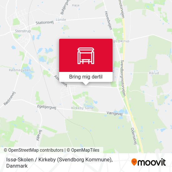 Issø-Skolen / Kirkeby (Svendborg Kommune) kort