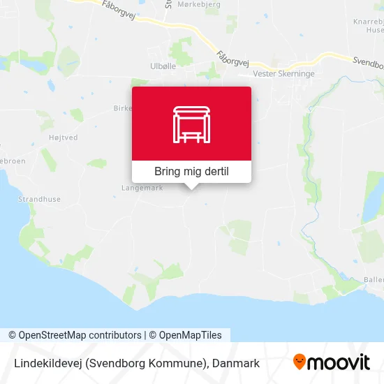 Lindekildevej (Svendborg Kommune) kort