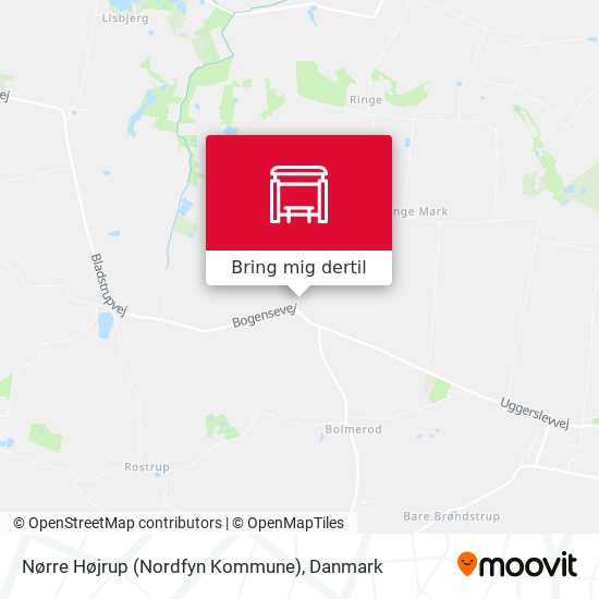 Nørre Højrup (Nordfyn Kommune) kort